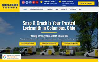 Snap & Crack Locksmith website