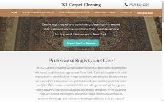 K&L Carpet And Upholstery Cleaning of Eastlake website