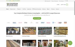 Champion Mulch & Landscape Supply website