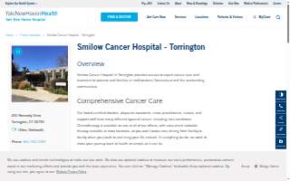 Smilow Cancer Hospital - Torrington website