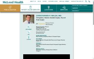 Christopher P. Walsh, Md website