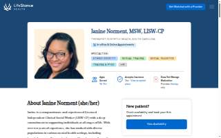 Janine Norment, Counselor website