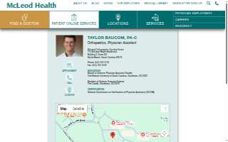 Taylor Baucom, Pa-C website