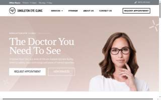 Singleton Eye Clinic website