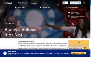 Ripley's Believe It or Not! website