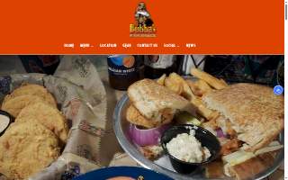 Bubba's Fish Shack website
