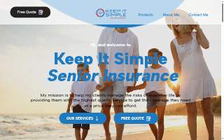 Keep It Simple Senior Insurance-SC website