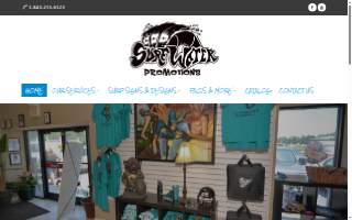 Surf Water Promotions | Screen Printing, Embroidery & Signs website