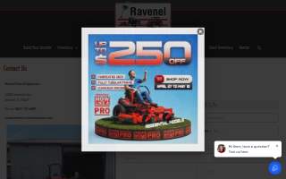 Ravenel Truck & Equipment website