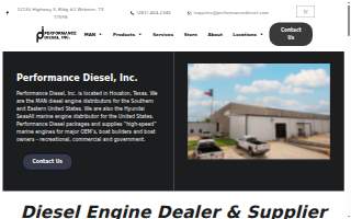 Performance Diesel website