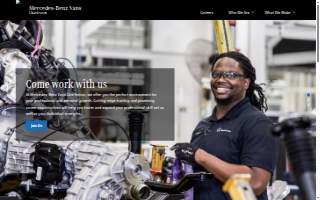 Mercedes Benz Vans Charleston Body Shop website