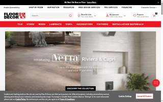 Floor & Decor of Cuyahoga Falls website
