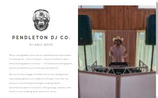 Pendleton DJ Co website