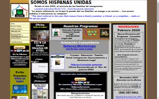 Somos Hispanas Unidas Silverton Immigration Legal Aid Inmigración.Ayuda Legal website