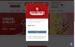 Cold Stone Creamery of Tualatin website
