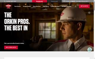 Orkin of Wilsonville website