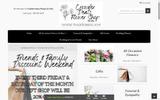 Crowder-Deats Flower Shop website