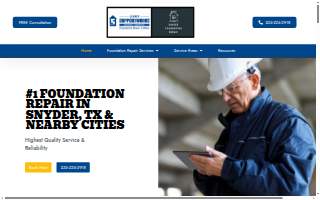 Snyder Foundation Repair website