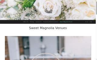 Sweet Magnolia Venues, LLC website