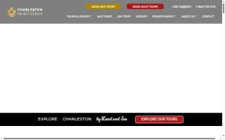 Charleston Harbor Tours website