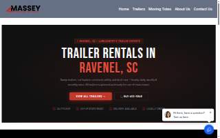 Massey Trailer Rentals - Car Hauler, Dump & Utility Trailers website