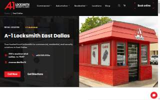 A-1 Locksmith - East Dallas website