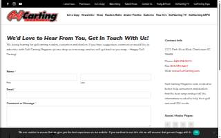 Golf Carting Magazine website
