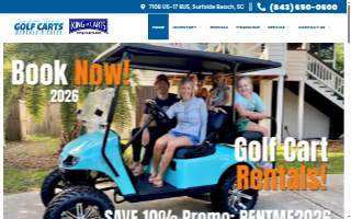 Surfside Beach Golf Cart Rentals & Sales website