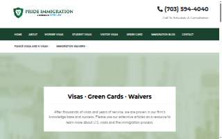 Pride Immigration of Gainesville website
