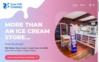 Great Falls Creamery website