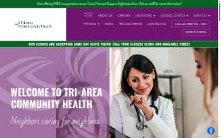 Tri-Area Community Health Clinic at Laurel Fork website