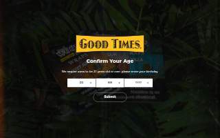 Good Times Tobacco website