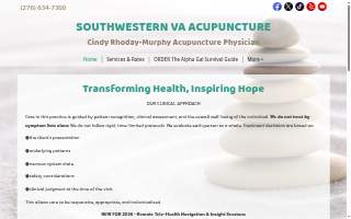 Southwestern VA Acupuncture website