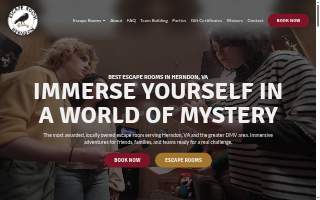 Escape Room Herndon of Reston website