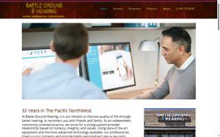 Battle Ground Hearing website