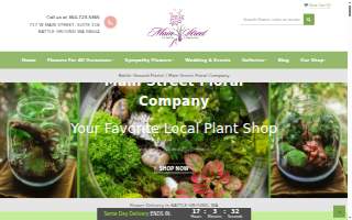 Main Street Floral Company website
