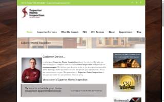 Superior Home Inspection website