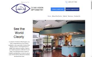 Clear Vision Optometry website