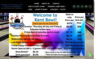 Kent Bowl website