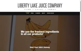 Liberty Lake Juice Company website