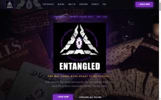 Entangled Escape Rooms - Marysville website
