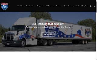 Hudson Truck Driving School website