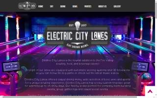 Electric City Lanes website