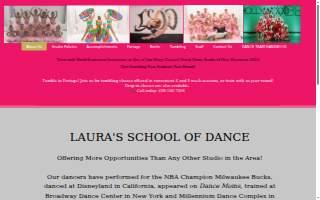 Laura's School of Dance website