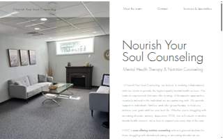 Nourish Your Soul Counseling website