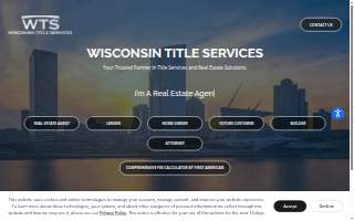 Wisconsin Title and Closing Services website