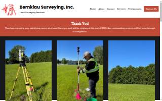 Bernklau Surveying, Inc website