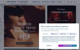 Palm Beach Tan of Gainesville website