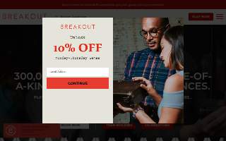 Breakout Games of Homewood website