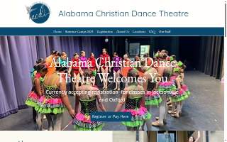 Alabama Christian Dance Studio website
